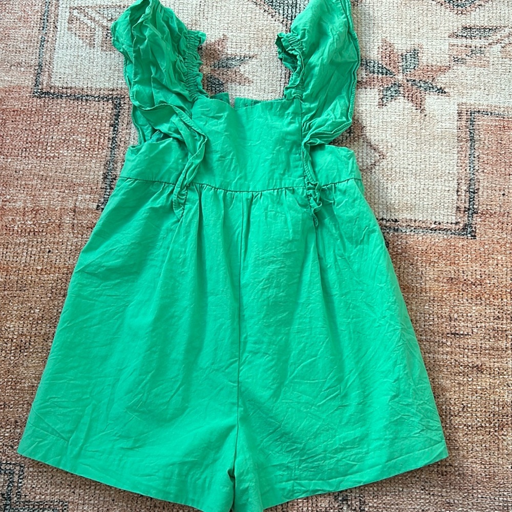 3-4t Zara green romper